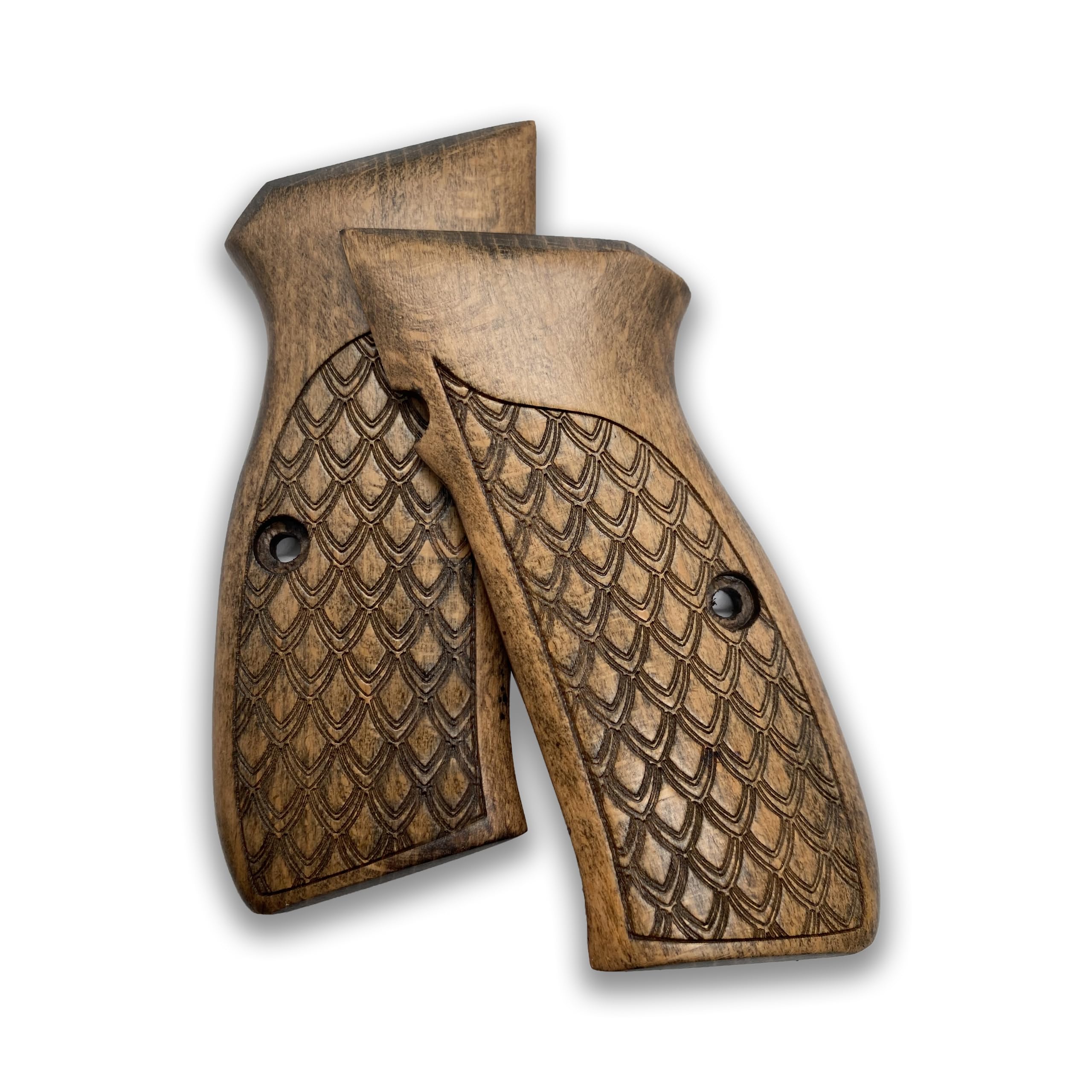 Pro Grip Handlebar Grips Handmade Wood Grips For CZ-75, CZ85, SP